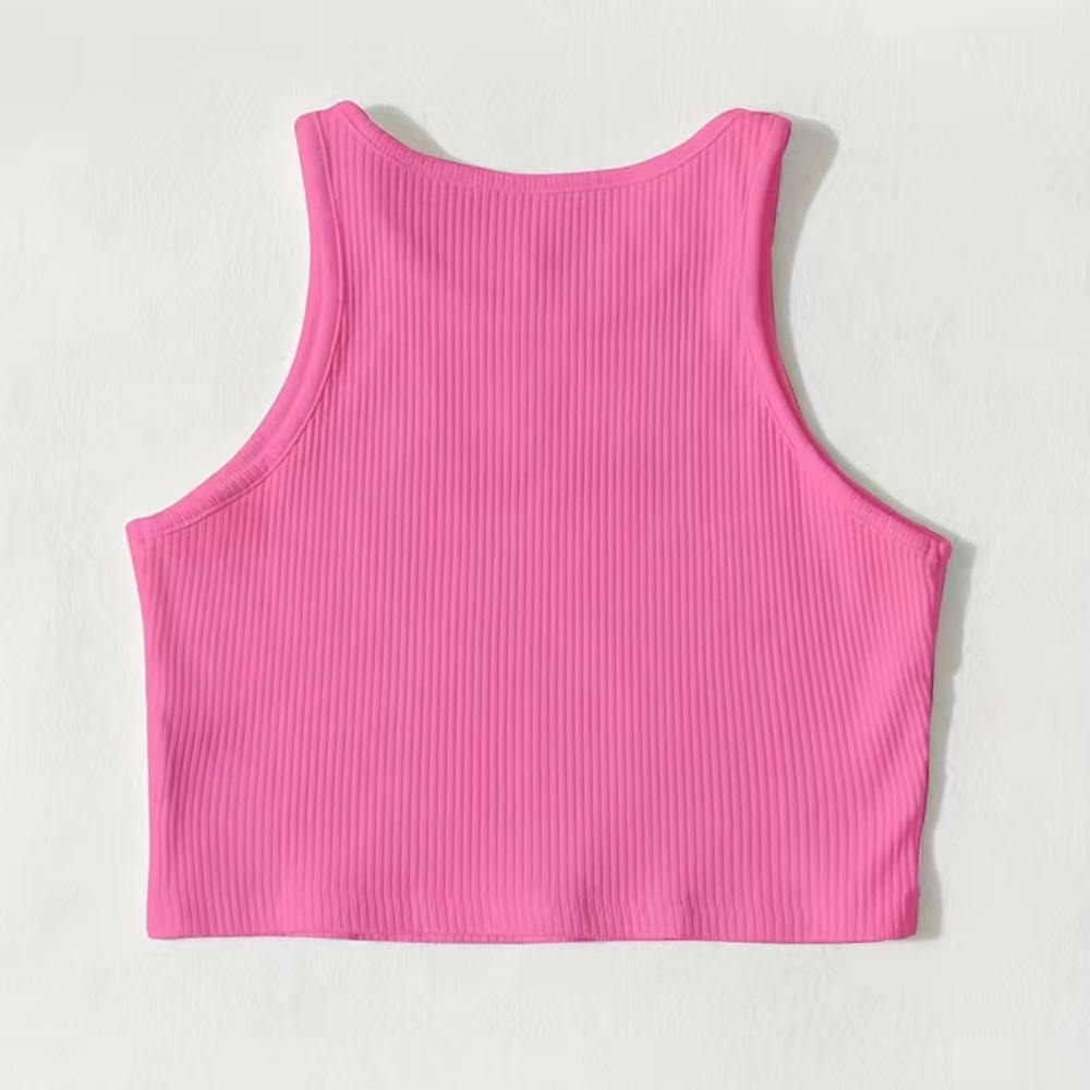 90’s Baby • Crop Tank Top • Hot Pink • Size L (8-10) - Picture 2 of 5